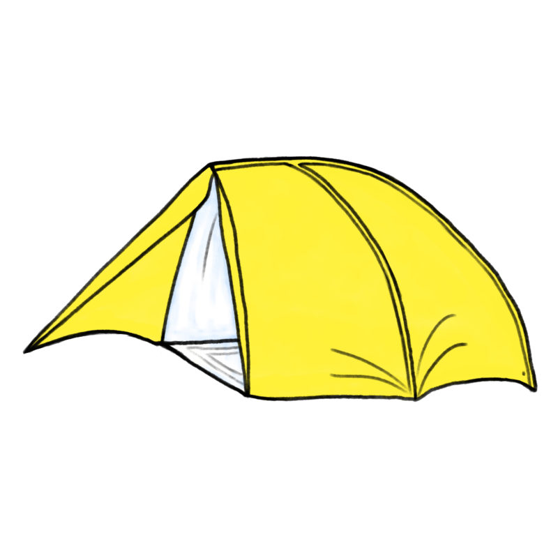 キャンプ　テント　Yellow Tent