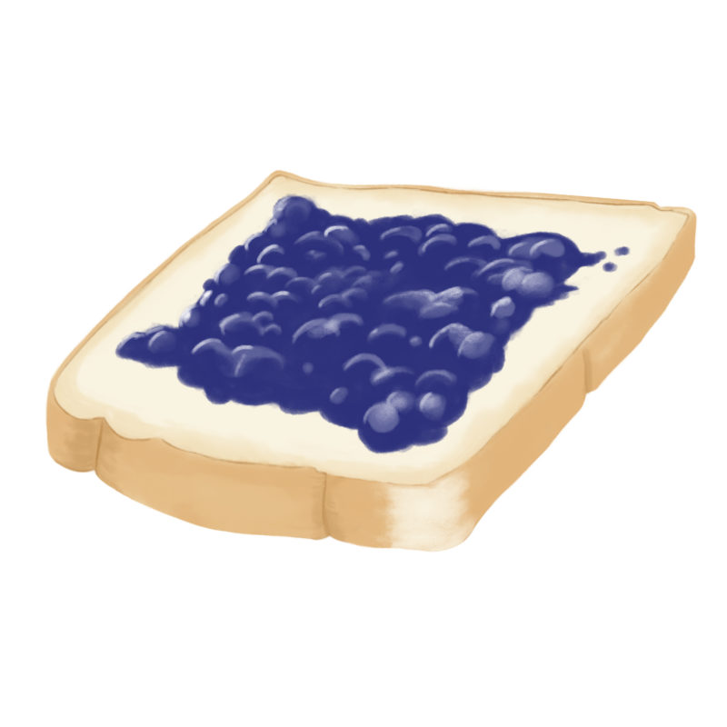 Blueberry Jam Sandwich